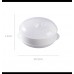 Microwave Oven Steamer Food Container with Lid Plastic Cookware for Steamed Buns, Dumplings - BO-0511